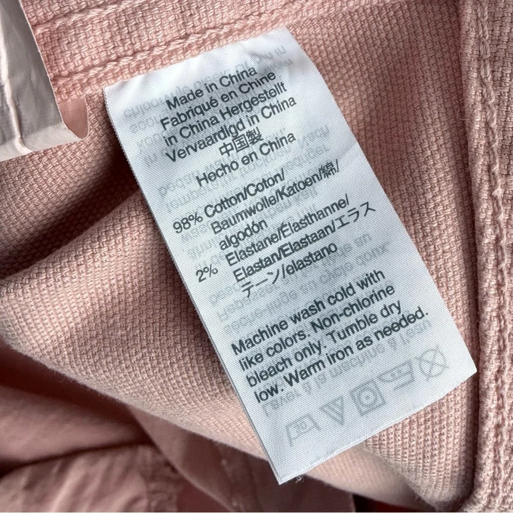 Madewell Emmett Wide Leg Crop Pants Pink Oyster Plus Size 34 High Rise Preppy - Picture 12 of 16